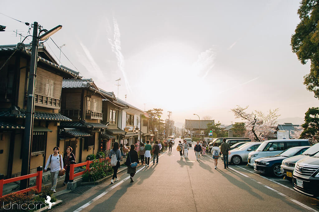 【日本拍婚紗】景點 – 八阪神社的夕陽